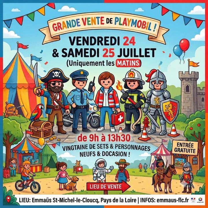 Vente spéciale Playmobiles